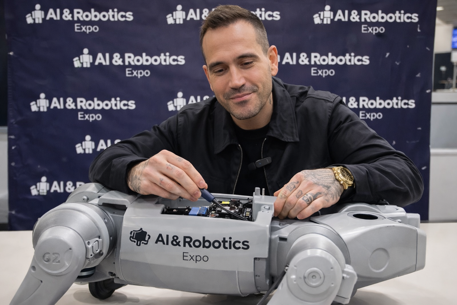 Vini Kfuri na AI & Robotics Expo